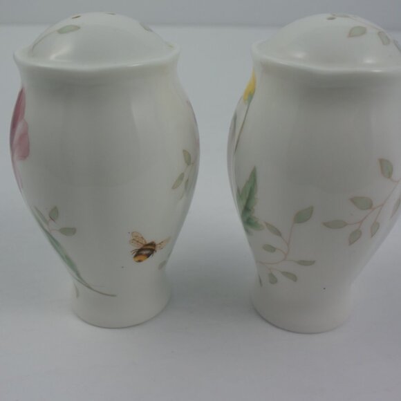 Lenox Butterfly Meadow Salt & Pepper Set Shakers Excellent Condition! - Picture 3 of 7